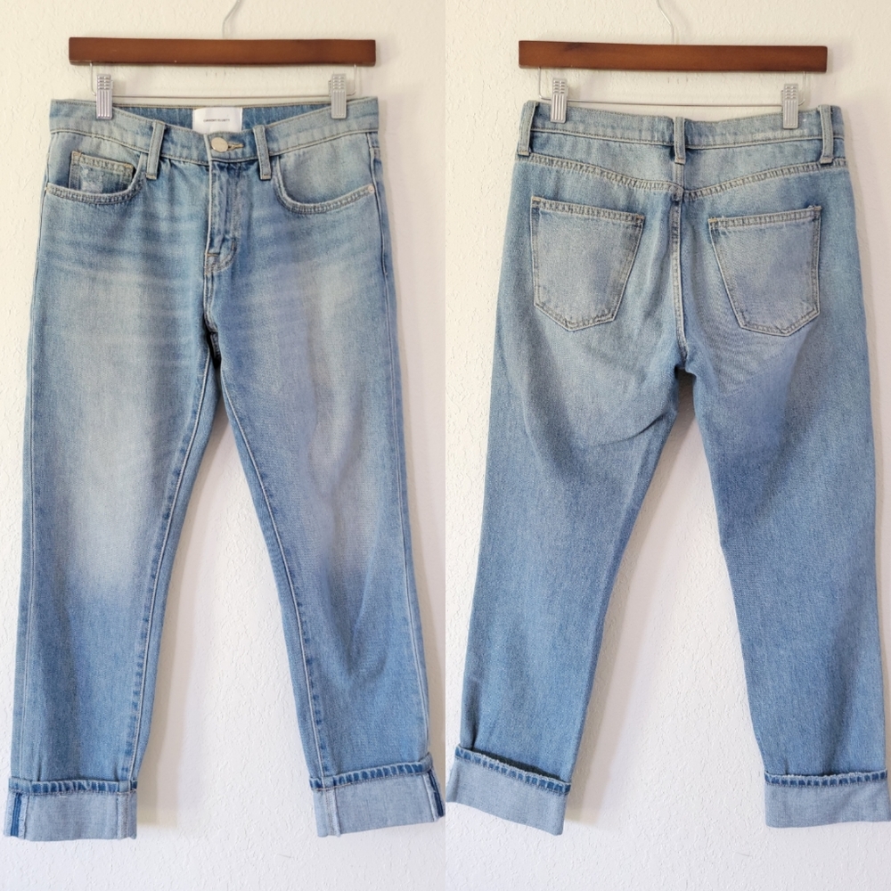 CURRENT ELLIOTT Cropped Jean With Folded Hem 25.